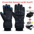Heated Motorcycle Gloves for Men Tactical Winter Gloves Bicycle Supplies Skiing Gear Bike Accessories Warm Cycling