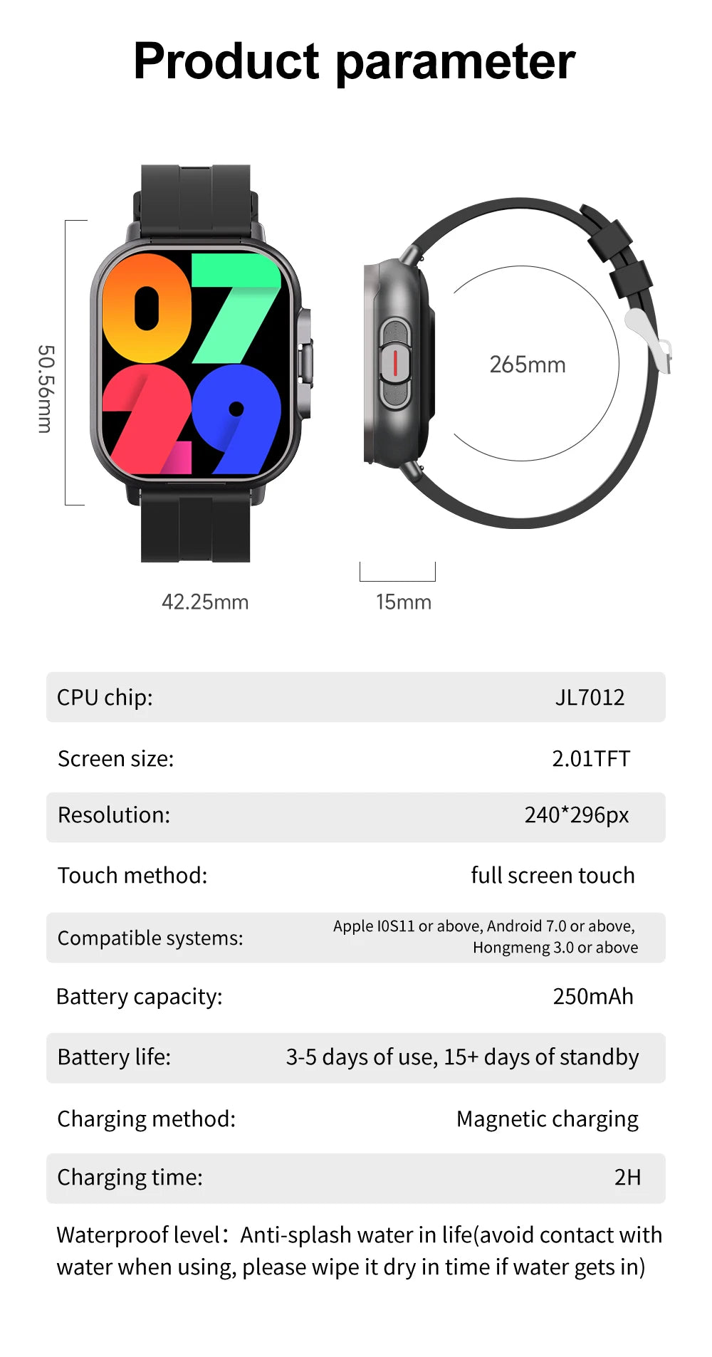 2026 New Smartwatch TWS Earphone 2.01' Bluetooth Call Heart Rate Monitor Sport Fitness Tracker 2 in 1 Smart Watch Headset