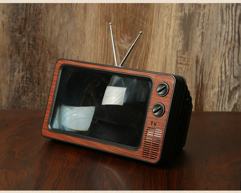 Phone Screen Magnifier Enlarged Expand Stand Phone Holder HD Video Amplifier Eyes Protection Retro TV Box For Iphone Xiaomi