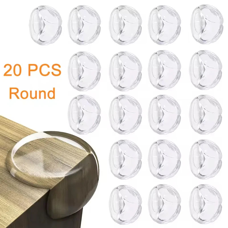 10/20Pcs Baby Safety Table Corner Protector Furniture Edge Protection Cover Transparent Children Anti Collision Edge Guards