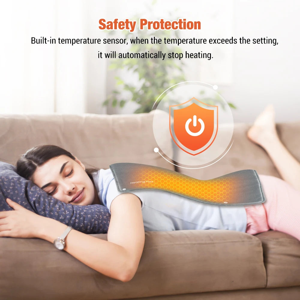 3 Levels Electric Graphene Heating Pad Cold-Proof Uterine Belt Cold-Proof Hand Waist Warming Pad USB Recharging Abdominal Warmer