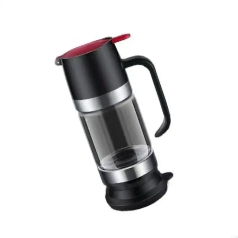 G2AB Push-Type Honeys Dispenser Large Capacity Glass Syrup Storage Jar with Handle Honeys Bottle for Kitchen and Dining Use