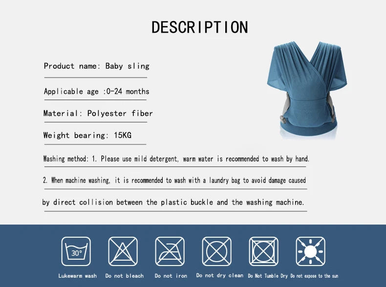 Adjustable Newborn Baby Sling Soft Breathable Air Mesh Wrap Carrier Infant Hipseat Gridding Cloth Baby Soft Carriers