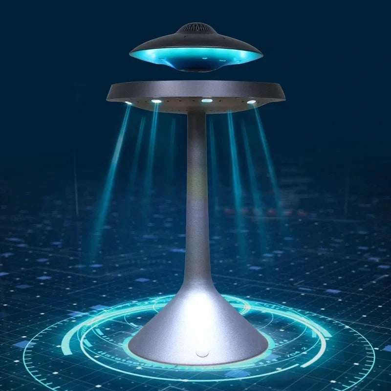Creative Floating Bluetooth Speaker Magnetic Levitation UFO Gift for Kids 360 Degree Levitating Smart Audio Wireless 3D Surround