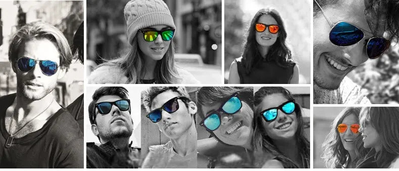 HJYFINO 5 lenes Magnet Sunglasses Clip Mirrored Clip on Sunglasses clip on glasses Polarization Clip Custom Prescription Myopia