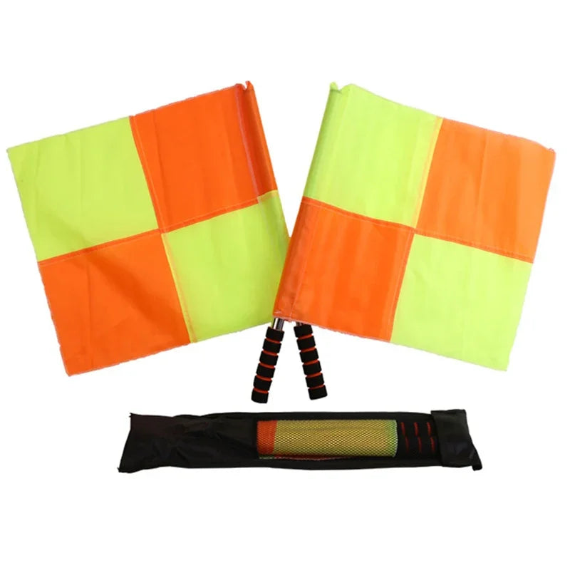 2/4/8/16Pcs World Soccer Referee Flag Fair Play Sports Match Football Linesman Europe Flags Referee Equipment