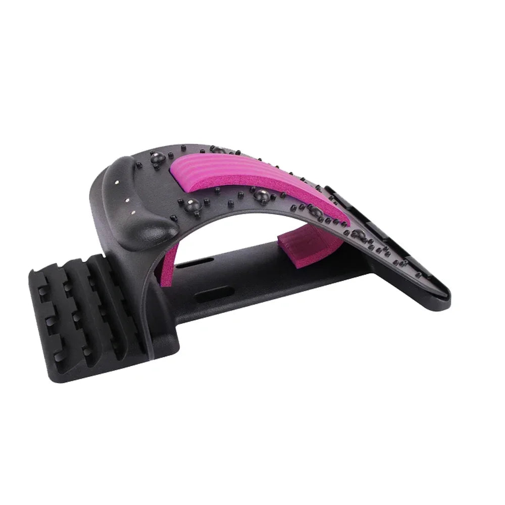Cervical Traction Device Lower Upper Lumbar Spine Support Pillow 4-Level Adjustable Back Massager Home Use Neck Bone Stretcher