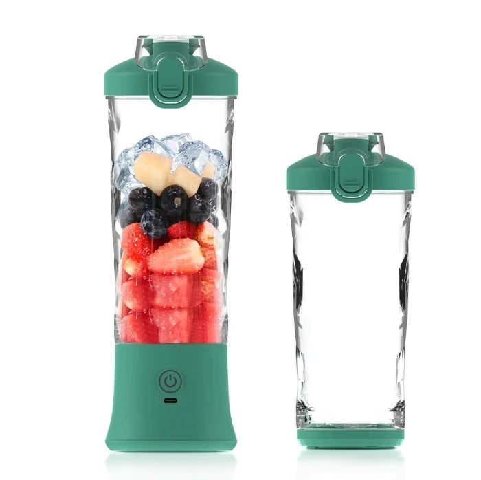 Juicer 600ml Large Capacity Juicer Cup Rechargeable and Convenient Multi-functional Ice Crusher Fruit Processor