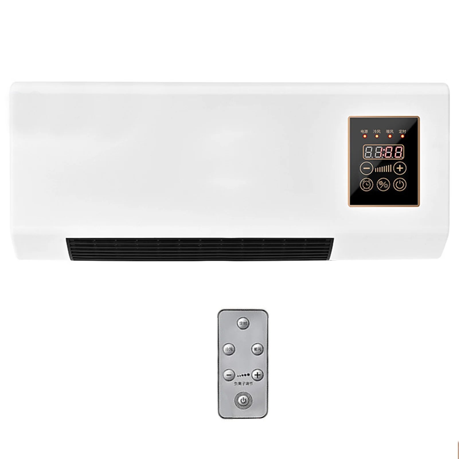 Mini Wall  Conditioner Fast Cooling and Heating  Conditioner 8H Intelligent Timing with Remote Control for Living Room