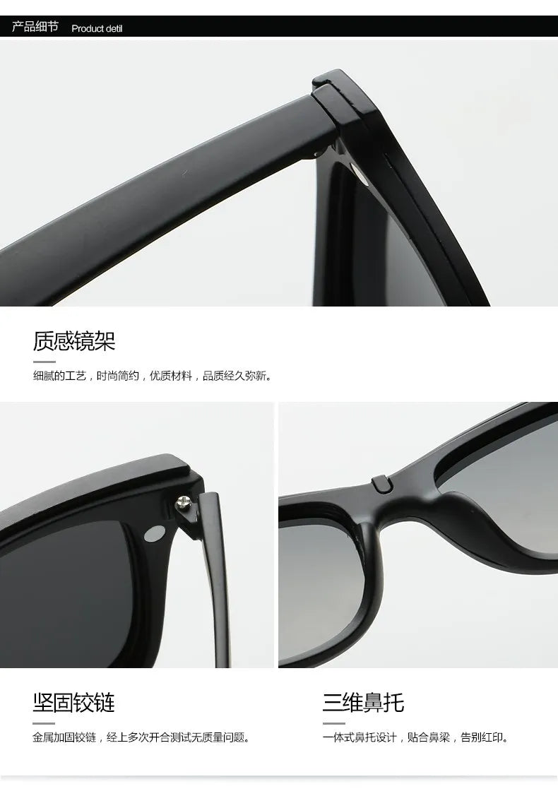 HJYFINO 5 lenes Magnet Sunglasses Clip Mirrored Clip on Sunglasses clip on glasses Polarization Clip Custom Prescription Myopia