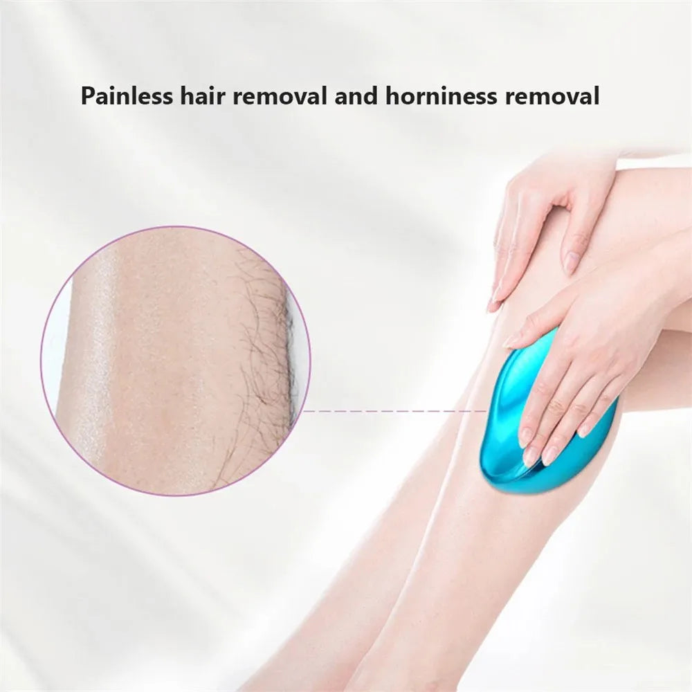 Painless Physical Nano Epilator Safe Easy to Clean Reusable Hair Removal Stone Male Female Body Beauty Care Hair Removal Tool