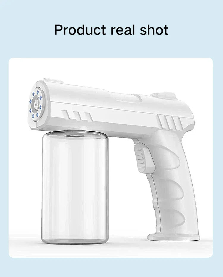 NEW Style 280Ml Barber Sprayer Bottle Wireless Electric USB Nano Blue Light Steam Spray Gun Garden House
