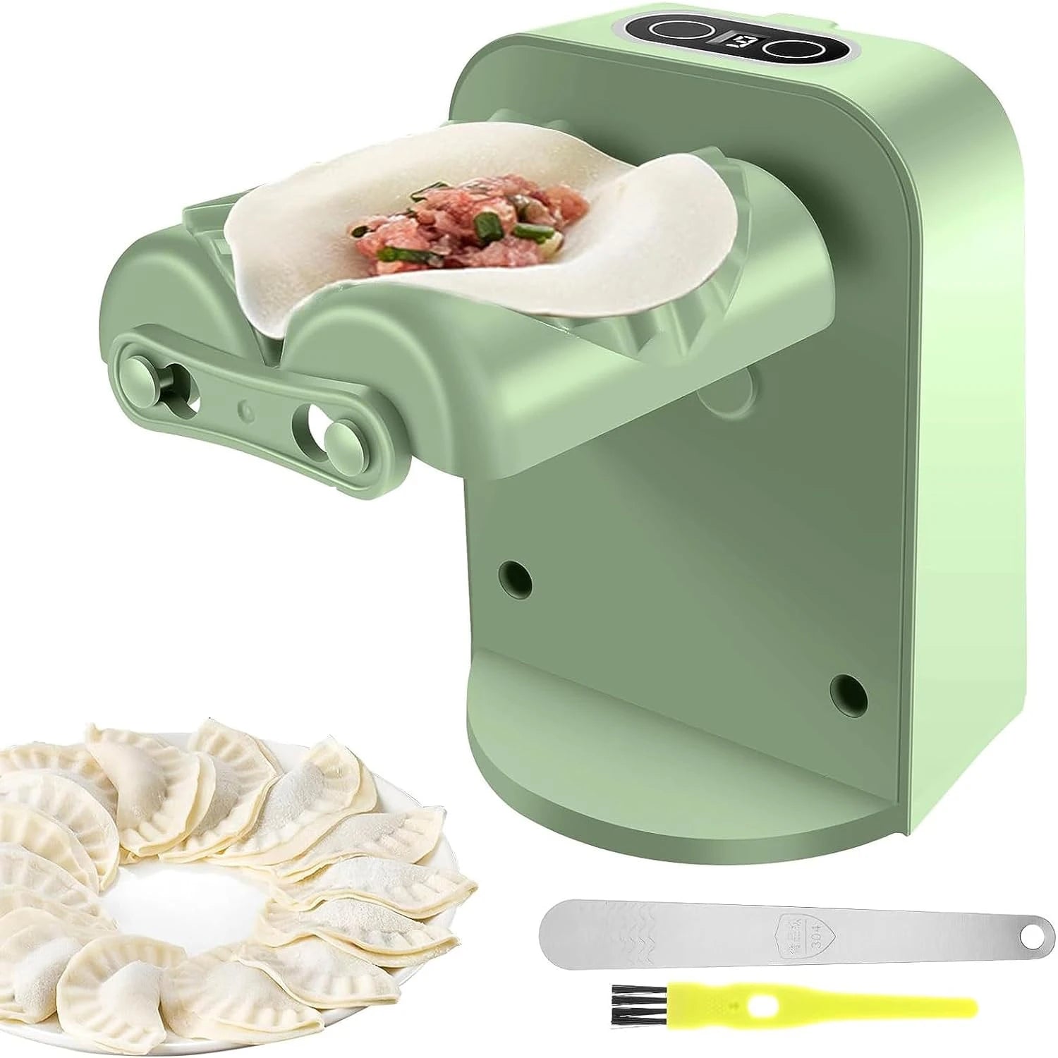 Electric Dumpling Maker Machine Automatic Empanada Wonton Maker Press Dumpling Skin Ravioli Mould Kitchen Tool Accessories