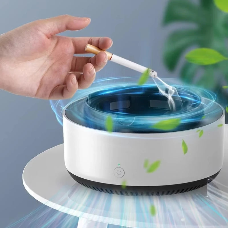 Electric 2 in 1 Multi-Functional Intelligent Ashtray Household Air Purifier Modern Function Portable Indoor Smokeless Ashtray