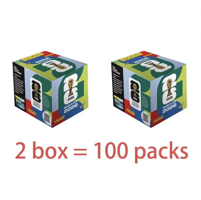 Genuine Panini 2026 World Cup Sticker Pack & Album Limited Edition Soccer Memorabilia Set Collection Football Souvenir Gifts