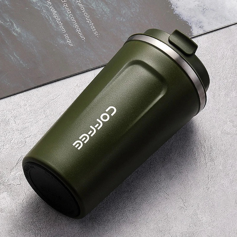 380/510ml Thermos Coffee Mug Stainless Steel Insulated Cup Temperature Display Car Portable Vacuum Bottle Insulated Water Bottle