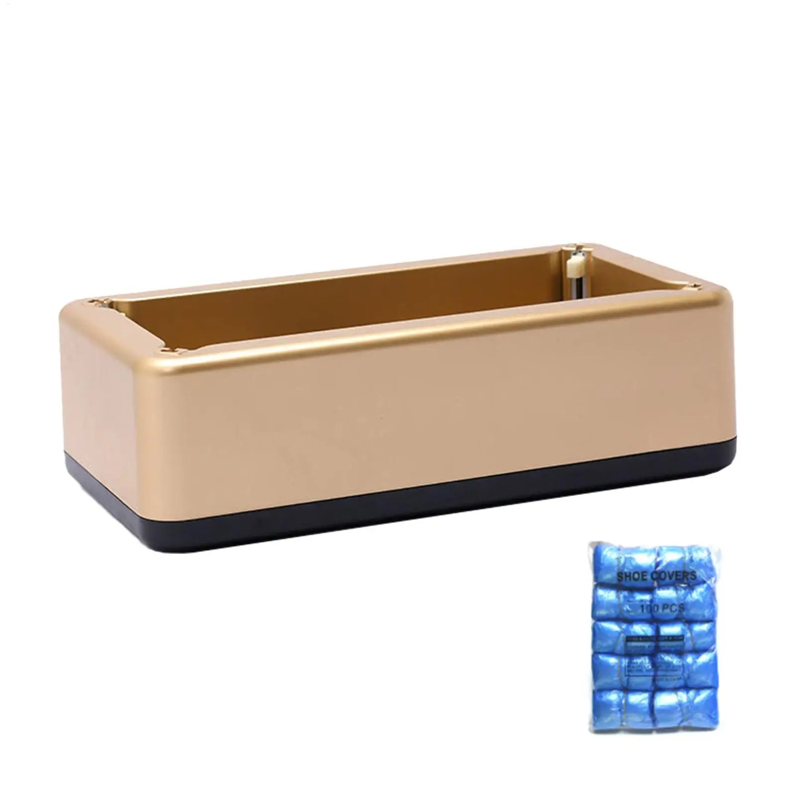 Automatic Shoe Cover Dispenser Machine with 100 Covers Non Slip Dustproof Disposable for Home Office Hospital Lab Entryway