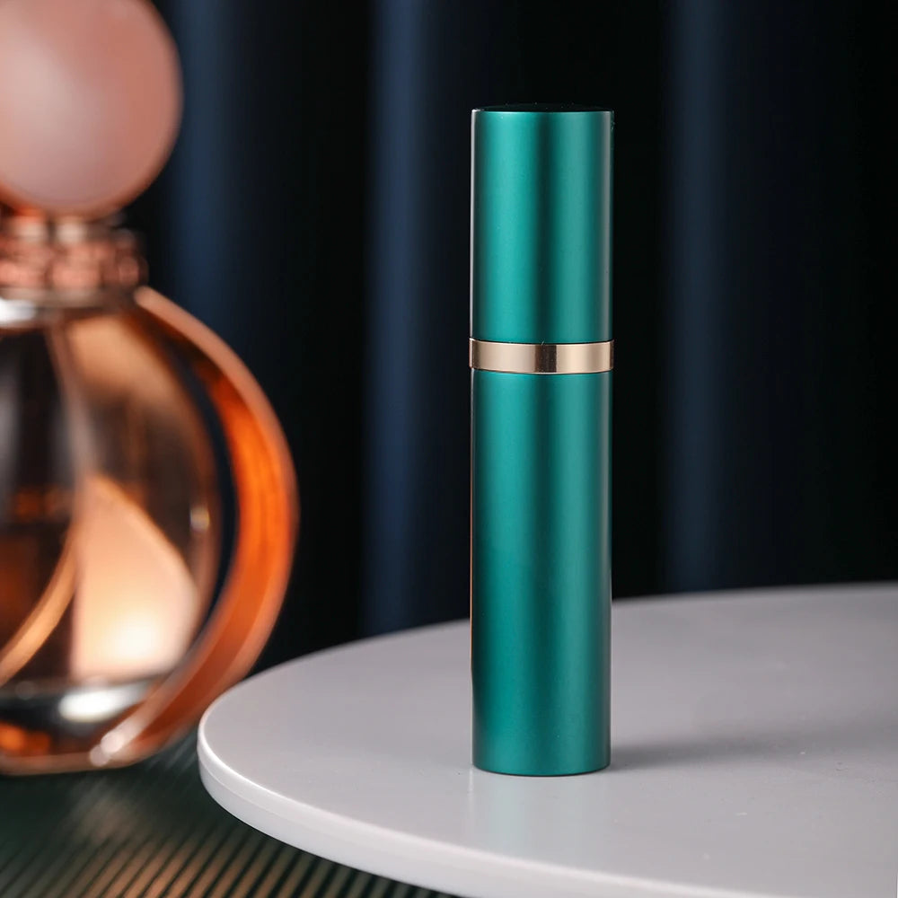 10ml Mini Refillable Perfume Bottle with Spray Scent Pump Portable Travel Empty Cosmetic Containers Mini Spray Atomizer Bottle
