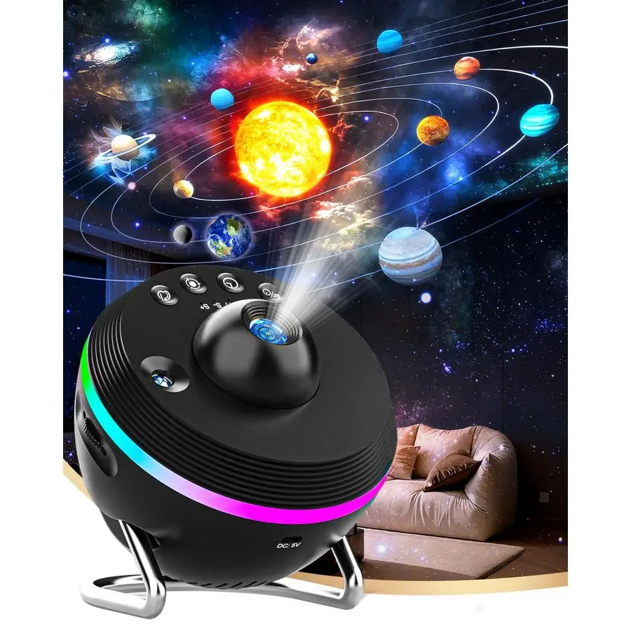 Galaxy Projector for Bedroom, 13 in 1 Home Planetarium Star Constellation Projector with Meteor Moon Milky Way, Space Ceiling S