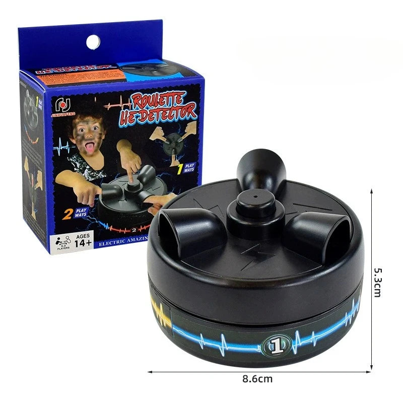 Party Game Toy Lie Detector Finger Shock Truth or Dare Game for Friends Gatherings Stress Relief Prank Gadget Adult Fun
