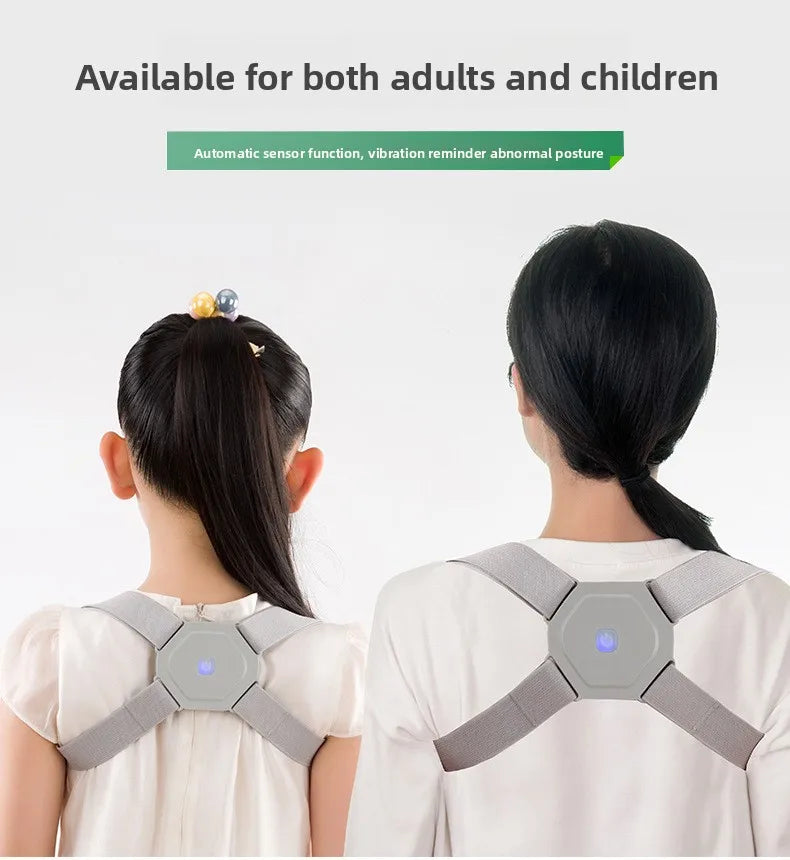 Adjustable Posture Corrector Smart Back Brace Vibration Reminder Invisible Shoulder Support For Neck Pain Relief Adult Kid