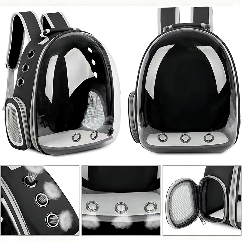 Clear out pet package - pet panoramic space capsule - cat outdoor portable transparent cat outdoor box - backpack