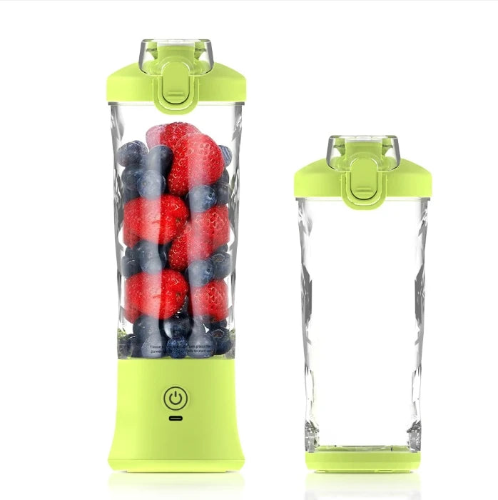 Juicer 600ml Large Capacity Juicer Cup Rechargeable and Convenient Multi-functional Ice Crusher Fruit Processor