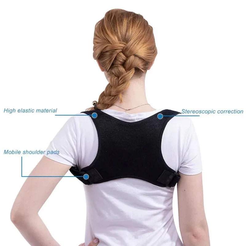 Back Posture Corrector Adjustable Medical Brace Shoulder Support Corrector Prevention Humpback Back Health Care