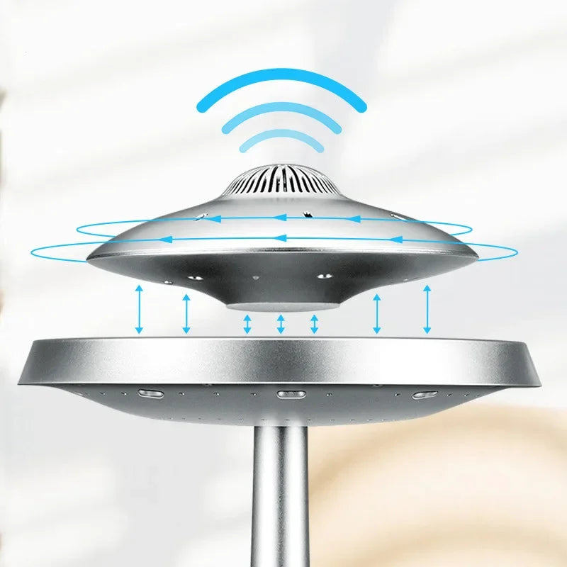 Creative Floating Bluetooth Speaker Magnetic Levitation UFO Gift for Kids 360 Degree Levitating Smart Audio Wireless 3D Surround