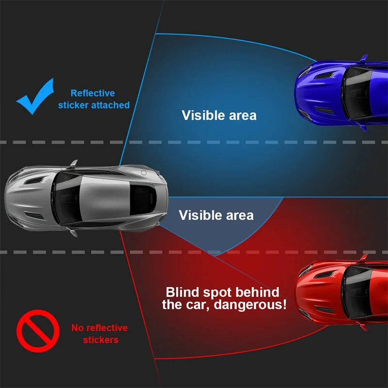 Car Door Handle Reflective Sticker Protection Sticker Door Handle Paint Surface Anti-scratch Reflective Sticker Car Accessories