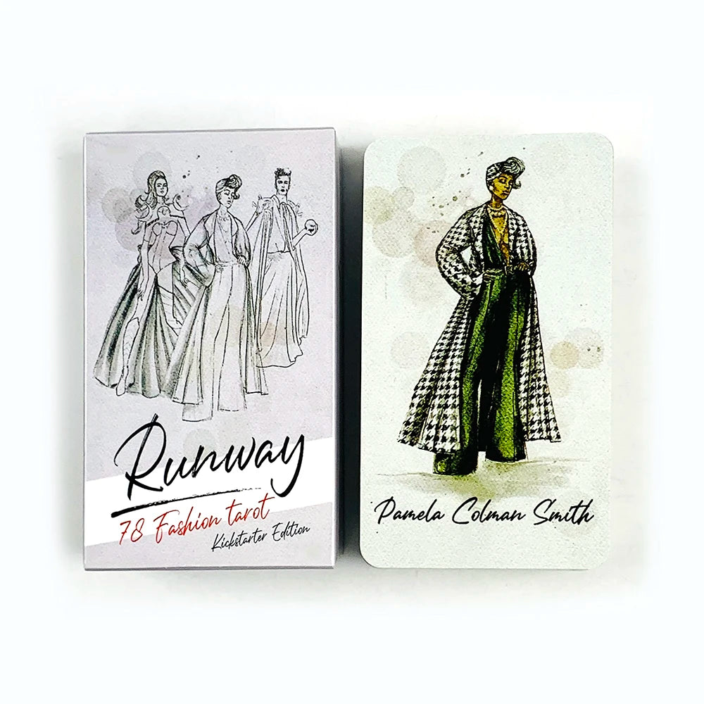 New Runway Tarot Cards A 80 Deck Leisure Entertainment Divination Edition Borad Playing Games，Collecting Hobby Cards