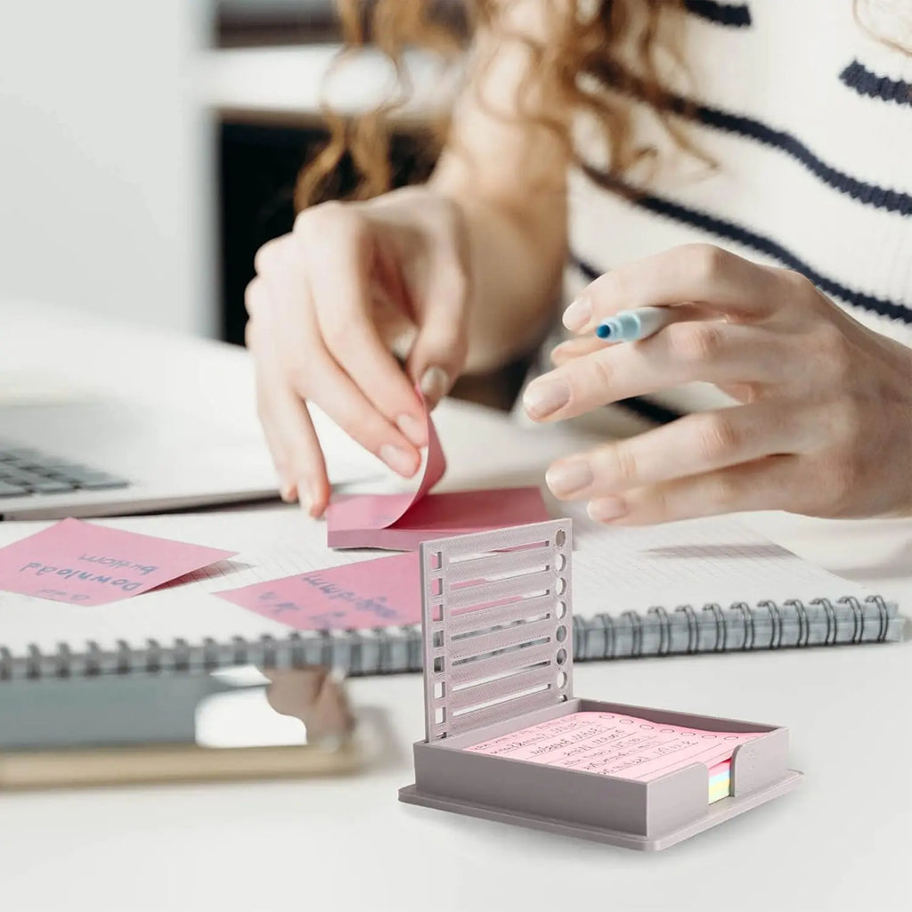 Bview Art 1pcs Sticky note holder with sticky note template