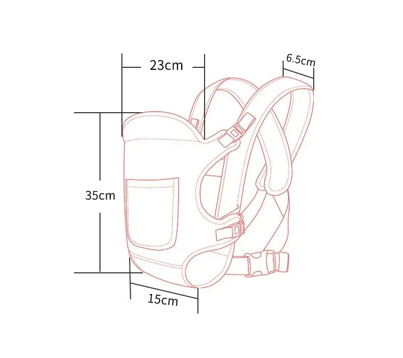 Baby Going Out Safety Sling Carrier Multifunctional Shoulder Baby Carrier Four Methods Front and Back Versatile for All Seasons