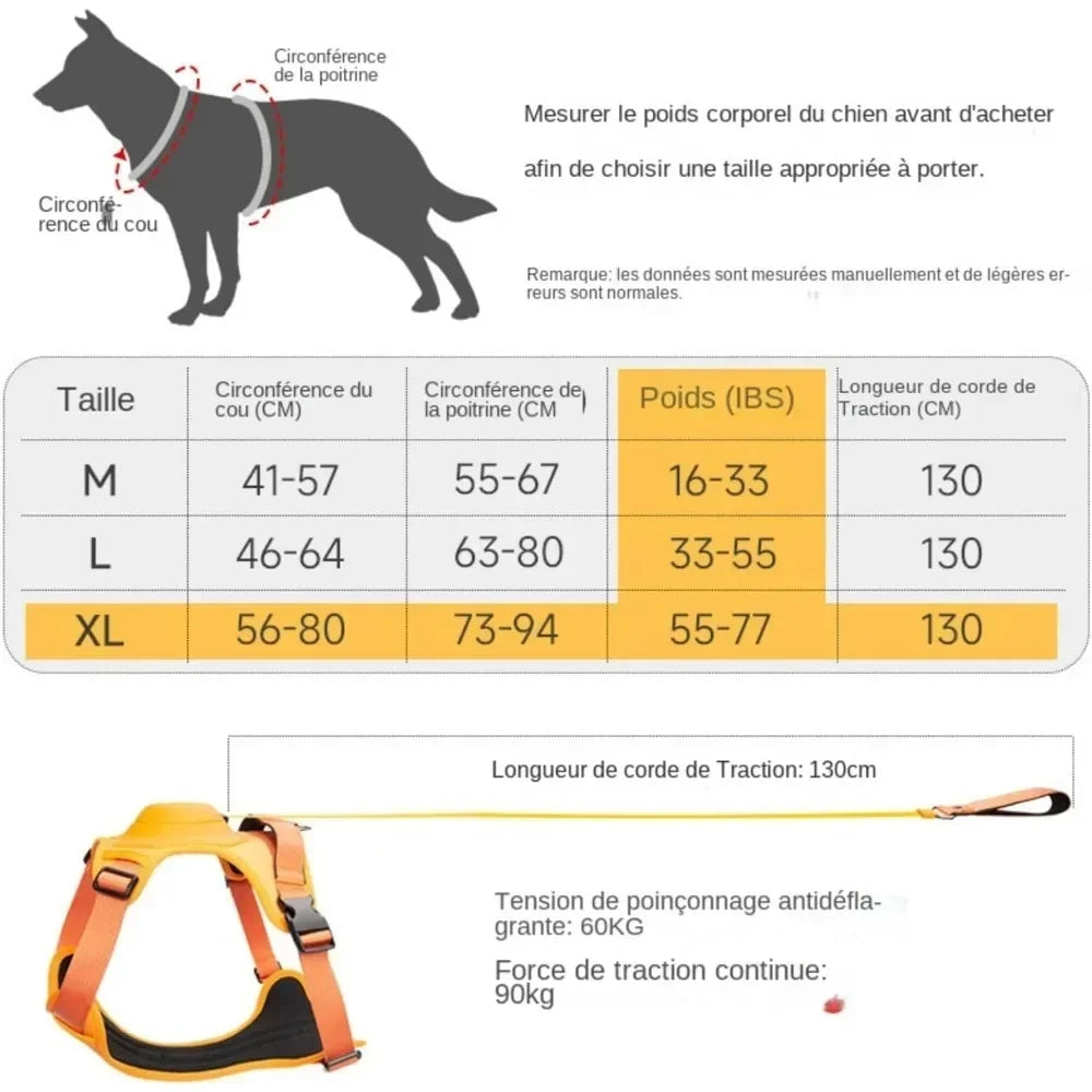 Dogs Explosion-proof Punch Breathable Dog Collar Harness for Small Medium Large Adjustable Pet Harness Vest Outdoor Training