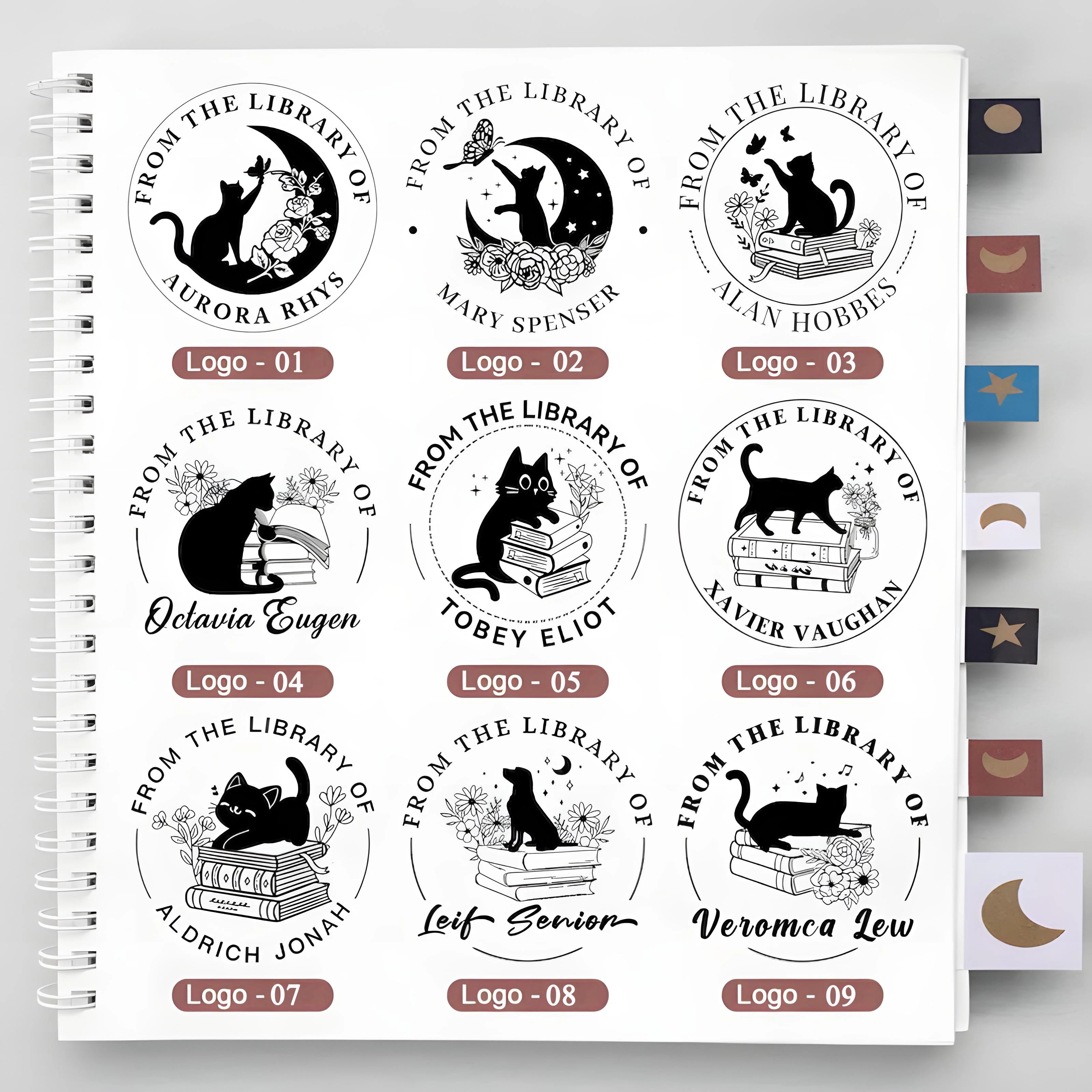 Personalized Book Embosser | "From The Library of..." Custom Stamp | Ex Libris Book Stamp | Thoughtful Gift for Book Lovers