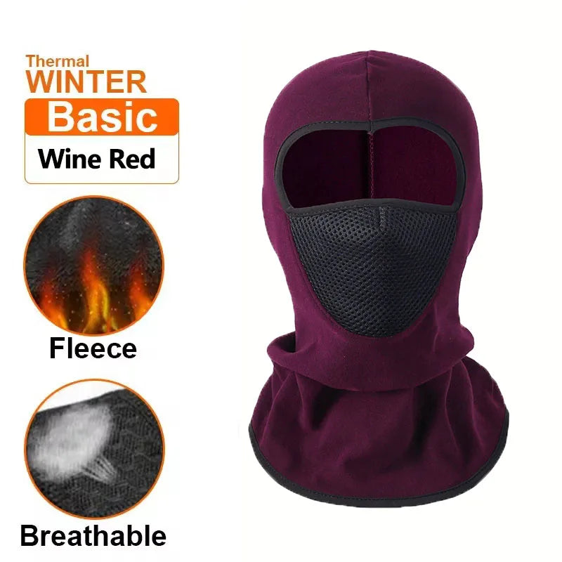 Thermal Winter Balaclava Cycling Full Face Mask Warm Outdoor Sports Motorcycle Ski Fishing Hunting Mask Fleece Scarf Cap Bandana