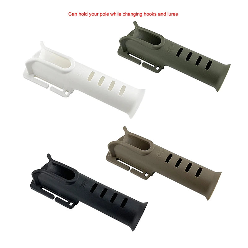 Portable Belt Rod Holder Fishing Gear Accessory Adjustable Waist Fishing Rod Insertion Device Fishing Accessories Tools Outdoor