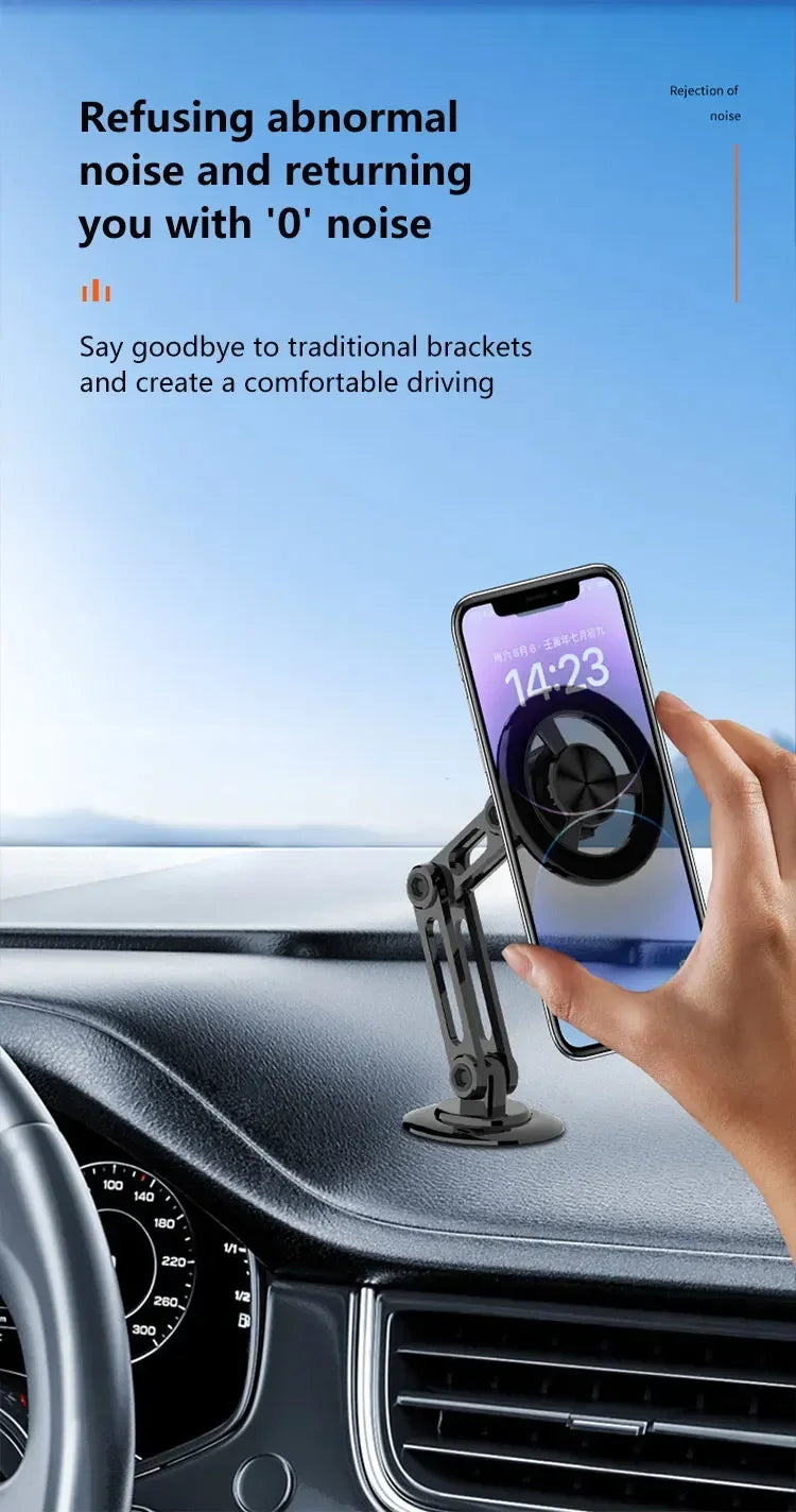 Magnetic Car Phone Holder Stand Magnet Car Mount Smartphone GPS Mobile Cell Support in Car Bracket for iPhone 15 Samsung Xiaomi