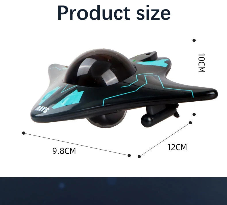 RC Boat Submarine with Camera Underwater 6CH Remote Control Wifi FPV Remote Control Boats Radio Control Toys - Kid Gifts