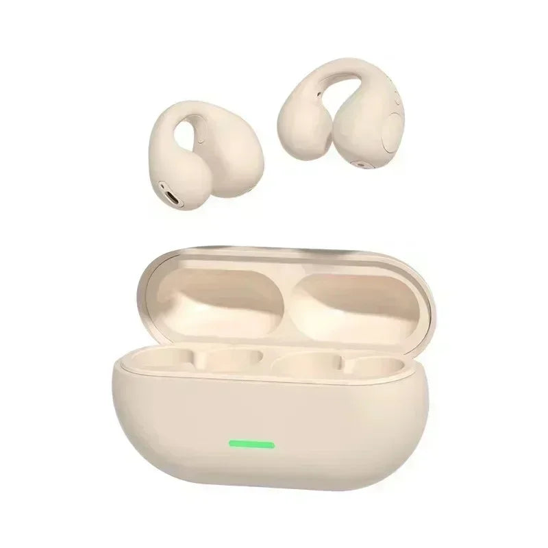 New T75 Bluetooth 5.3 Bone Conduction Earphones - Waterproof Sports Headphones with HiFi Stereo Sound