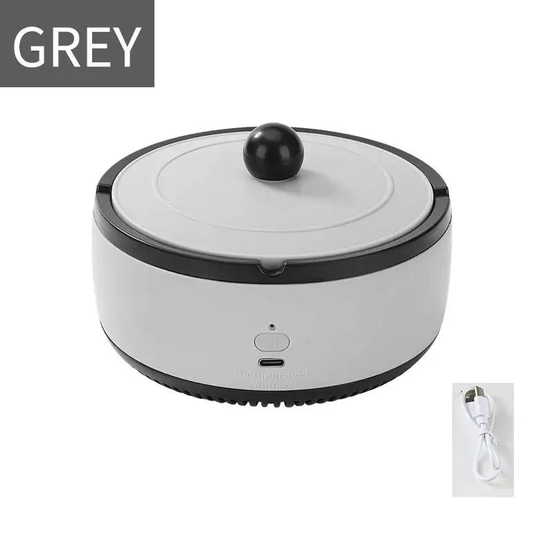 Smart Ashtray Air Purifier Remove Secondhand Smoke and Tobacco Odor Instantly Auto Ashtray Flame Retardant Cigarette Holder Box