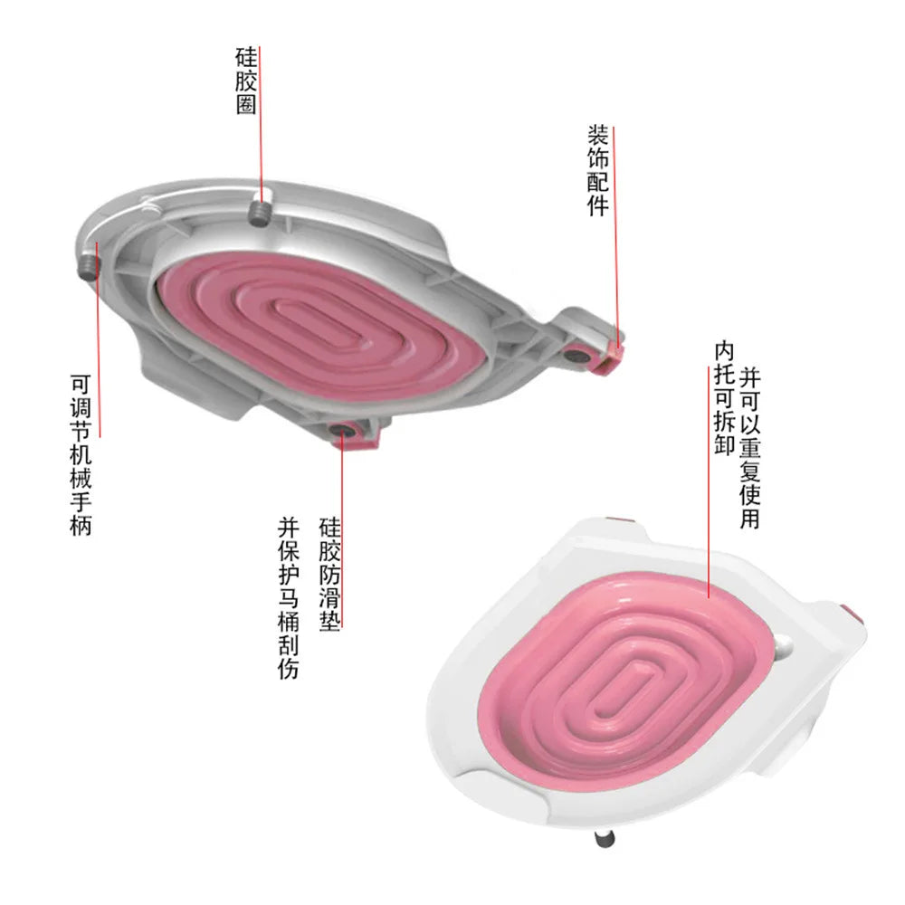 2023 Plastic Cat Toilet Training Kit Reusable Puppy Cat Litter Mat Cat Toilet Trainer Toilet Pets Cleaning Cats Training Product