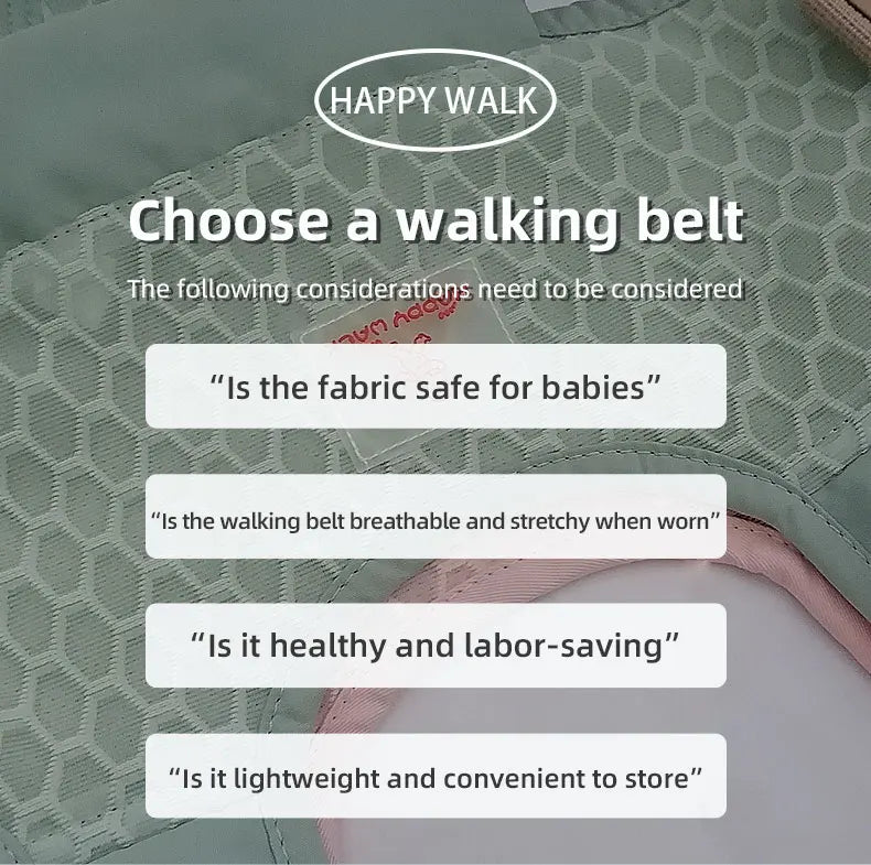 Toddler Infant Walker Harness Assistant Belt - Help Baby Walk - Child Learning Walk Support Assist Trainer Baby Walking Harness