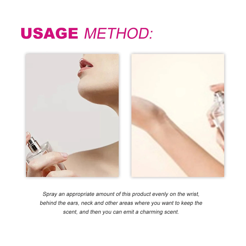 Women's Perfume - Elegant Charming Floral Scent Long Lasting Fresh Mild Non-Irritating, Subtle Fragrance for Dating & Daily Wear