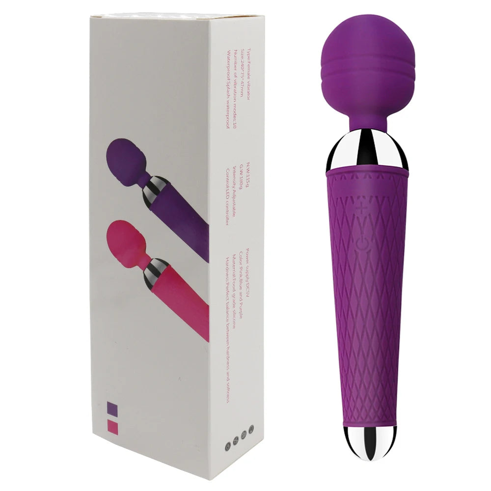 Powerful AV Vibrator for Women Dildo Magic Wand G spot Clitoris Stimulator Masturbator Massager Erotica Sex Toys for Adults