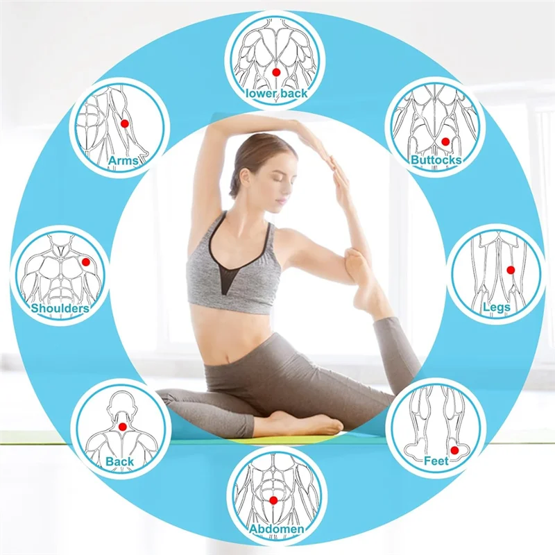 Wireless Muscle Stimulator TENS Unit LED-Display, 16 Intensity Settings For Pain Relief, Rechargeable EMS Machine