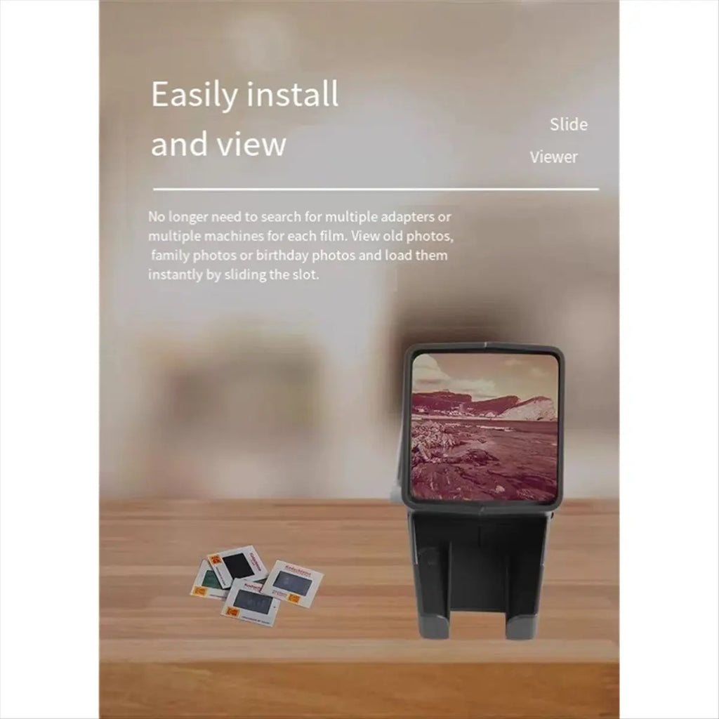 Stable- Viewer 135 Film Negative LED Light Source Whole Viewing Film Clip 35mm Film Universal 3x Enlargement High Definition