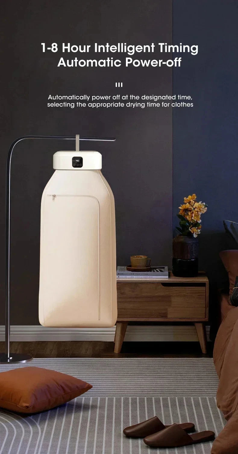 Electric Portable Clothes Dryer UV Sterilization Foldable Laundry Dryer Compact Folding Clothing Dryer