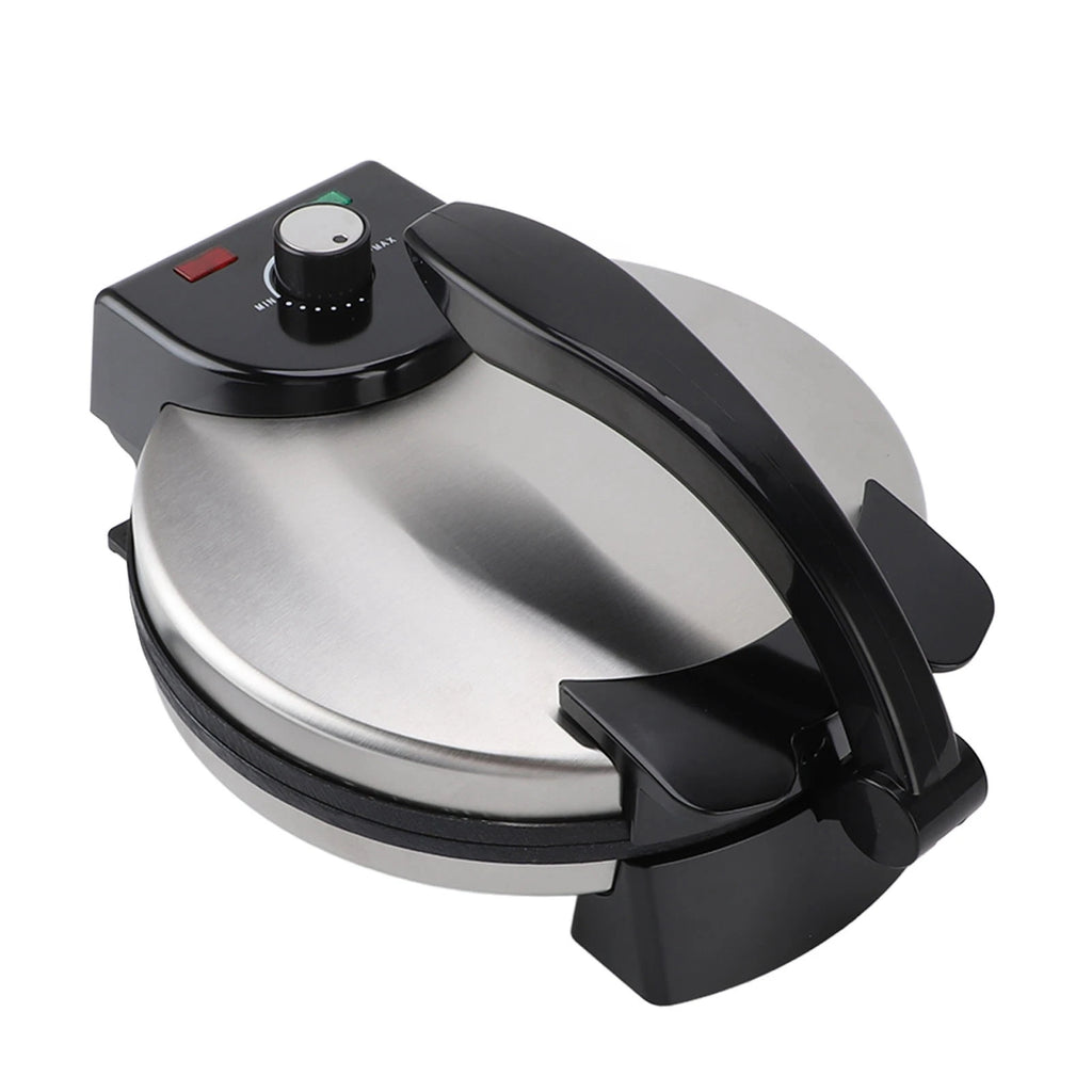 Roti Maker Machine 10in Simple  Easy Cleaning Knob Temperature Control 110V US Plug Electric Crepe Maker for Kitchen Tortilla
