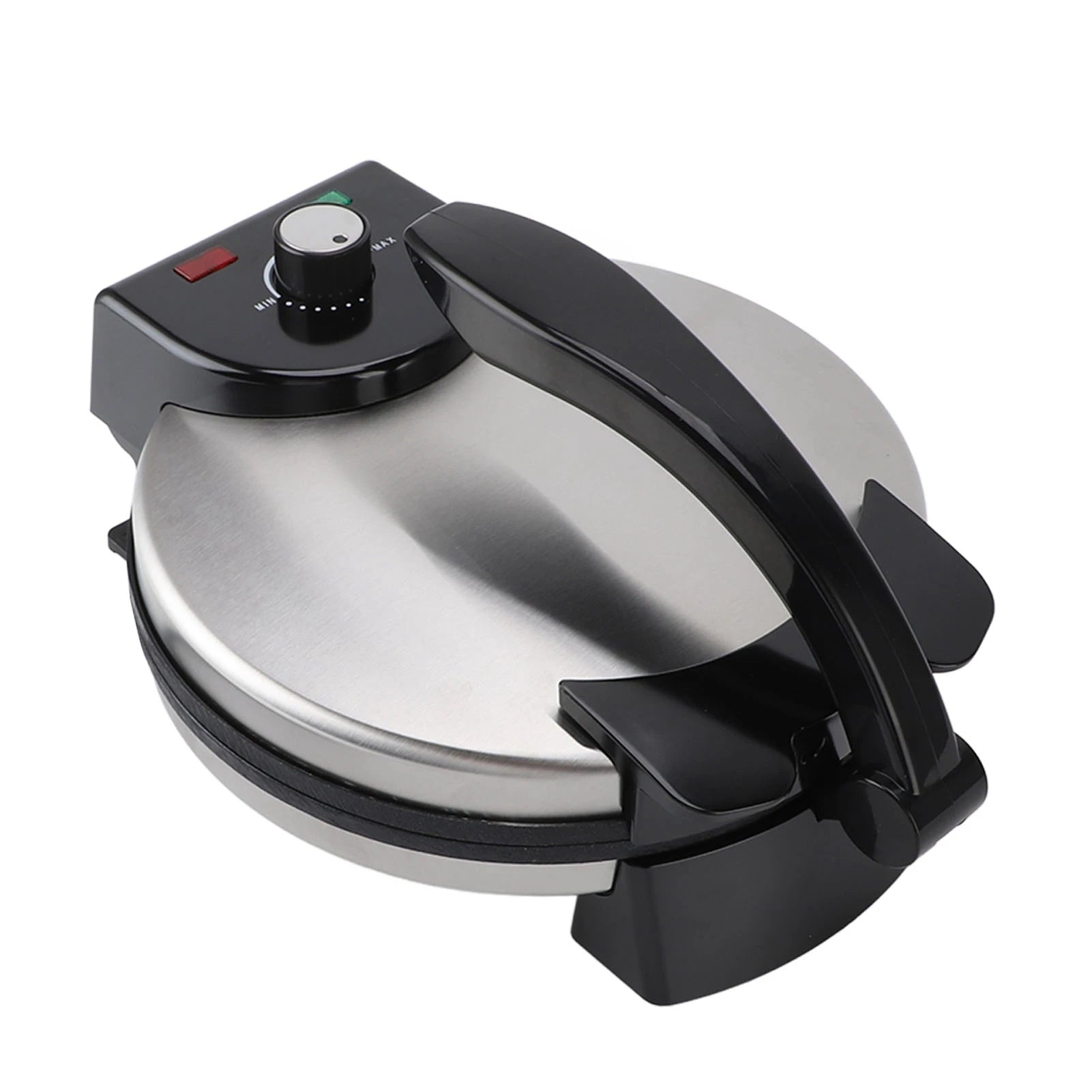 Roti Maker Machine 10in Simple  Easy Cleaning Knob Temperature Control 110V US Plug Electric Crepe Maker for Kitchen Tortilla